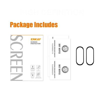 2 PCS For Xiaomi Mi Band 7 ENKAY 3D Full Coverage Soft PC Edge + PMMA HD Screen Protector Film - Smart Wear by ENKAY | Online Shopping UK | buy2fix