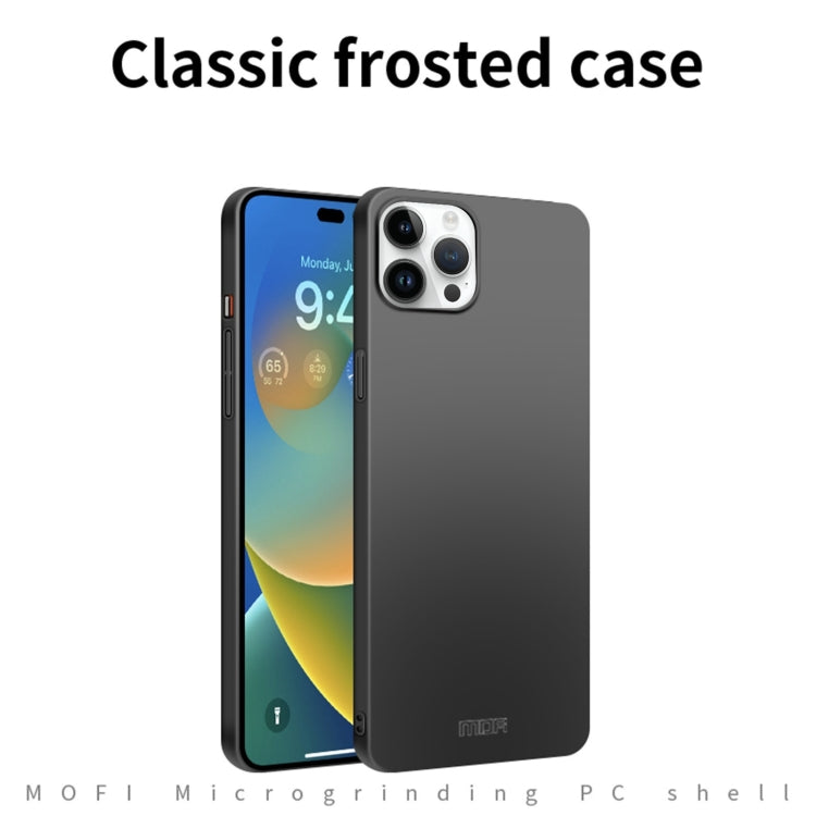 For iPhone 14 Pro MOFI Frosted PC Ultra-thin Hard Case (Red) - iPhone 14 Pro Cases by MOFI | Online Shopping UK | buy2fix