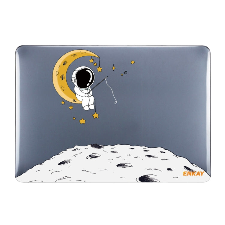 For MacBook Air 13.3 2018 A1932 ENKAY Hat-Prince 3 in 1 Spaceman Pattern Laotop Protective Crystal Case with TPU Keyboard Film / Anti-dust Plugs, Version:US(Spaceman No.3) - MacBook Air Cases by ENKAY | Online Shopping UK | buy2fix