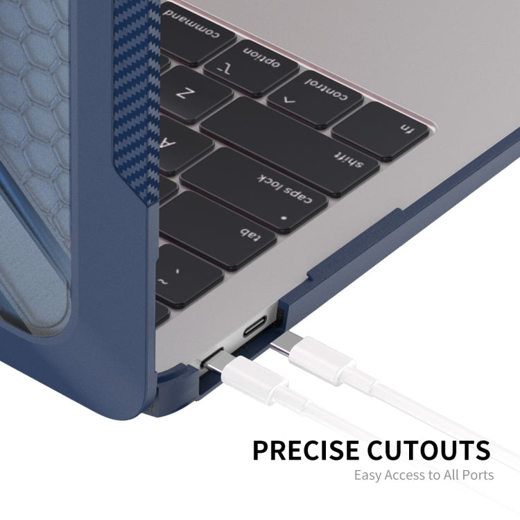 For MacBook Pro 13.3 A2251/A2289/A2338 ENKAY Hat-Prince 3 in 1 Protective Bracket  Case Cover Hard Shell with TPU Keyboard Film / Anti-dust Plugs, Version:US(Grey) - MacBook Pro Cases by ENKAY | Online Shopping UK | buy2fix