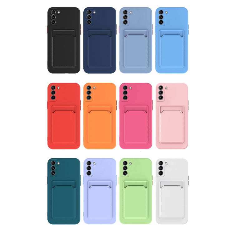 For Samsung Galaxy A34 5G Skin Feel Card TPU Contrast Color Button Phone Case(Dark Green) - Galaxy Phone Cases by buy2fix | Online Shopping UK | buy2fix