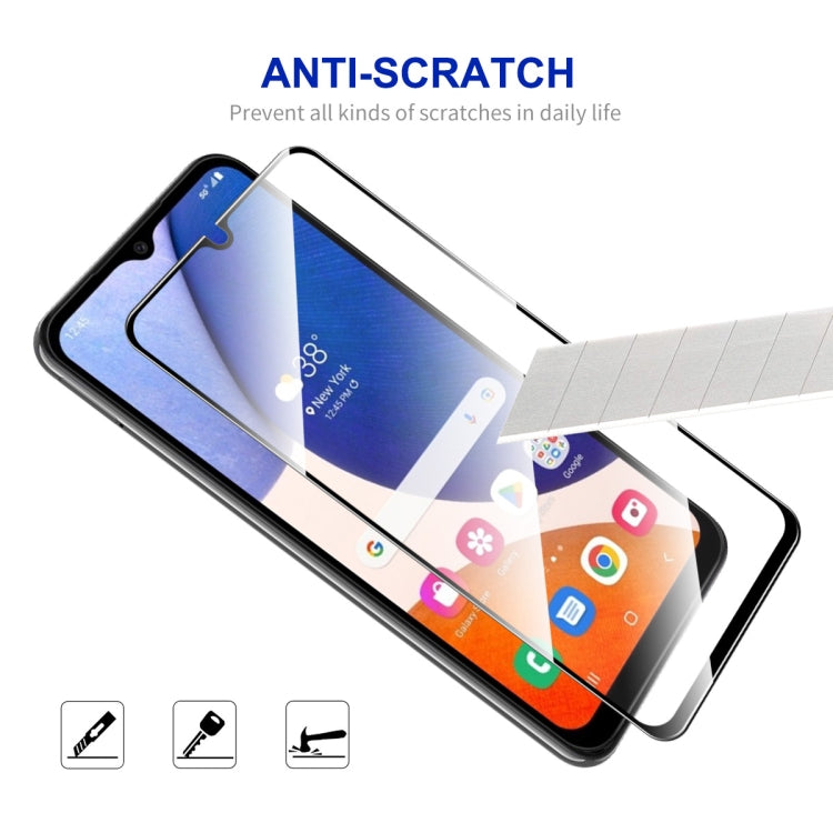 For Samsung Galaxy A14 5G 10pcs ENKAY Hat-Prince Full Glue 0.26mm 9H 2.5D Tempered Glass Full Film - Galaxy Tempered Glass by ENKAY | Online Shopping UK | buy2fix