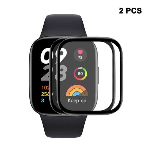 For Redmi Watch 3 Lite 2pcs ENKAY ENKAY 3D Full Coverage Soft PC Edge PMMA HD Screen Film - Screen Protector by ENKAY | Online Shopping UK | buy2fix