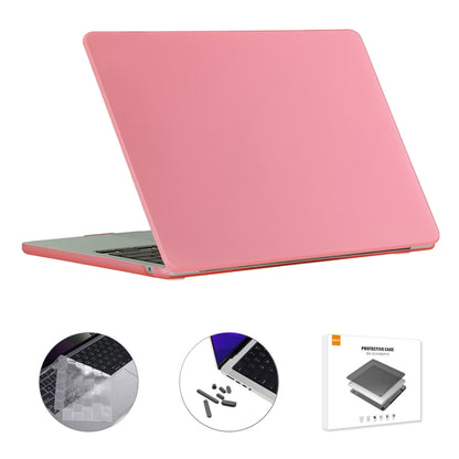 For MacBook Air 15.3 A2941 ENKAY EU Version 3 in 1 Matte Protective Case with TPU Keyboard Film & Anti-dust Plugs(Pink) - MacBook Air Cases by ENKAY | Online Shopping UK | buy2fix