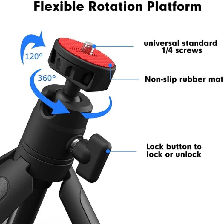 JMARY MT19 Desktop Stand Portable Mini Selfie Stick Camera Mobile Phone Holder  Tripod - Tripods by Jmary | Online Shopping UK | buy2fix