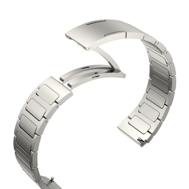 For SUUNTO 9 Peak Pro 22mm I-Shaped Titanium Alloy Watch Band(Sliver) -  by buy2fix | Online Shopping UK | buy2fix