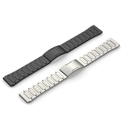 For Xiaomi Watch S1 Active 22mm I-Shaped Titanium Alloy Watch Band(Black) - Watch Bands by buy2fix | Online Shopping UK | buy2fix