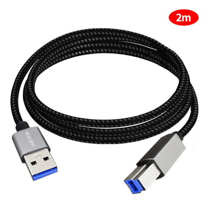 JUNSUNMAY USB 3.0 Male to USB 3.0 Male Cord Cable Compatible with Docking Station, Length:2m - USB Cable by JUNSUNMAY | Online Shopping UK | buy2fix