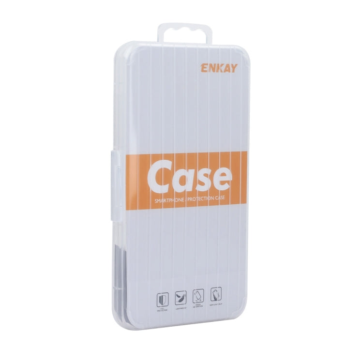 For iPhone 15 Pro Max ENKAY MagSafe Matte TPU Phone Case with Lens Film & Screen Glass Film(Blue) - iPhone 15 Pro Max Cases by ENKAY | Online Shopping UK | buy2fix