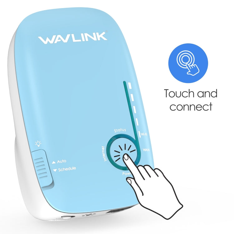 WAVLINK WN576K2 AC1200 Household WiFi Router Network Extender Dual Band Wireless Repeater, Plug:EU Plug (White) - Wireless Routers by WAVLINK | Online Shopping UK | buy2fix