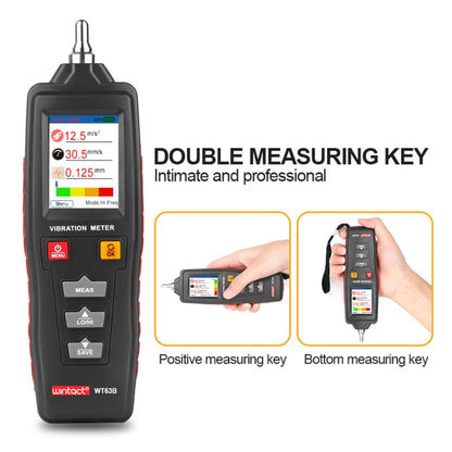 WINTACT WT63B Handheld Vibration Analyzer Digital Vibration Meter - Consumer Electronics by Wintact | Online Shopping UK | buy2fix