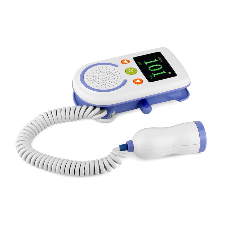 A100D  Digital Fetal Doppler Ultrasound Sound Baby Heartbeat Detector Monitor Rechargeable Prenatal Pocket Fetal Doppler Stethoscope - Heart Rate Monitoring by buy2fix | Online Shopping UK | buy2fix