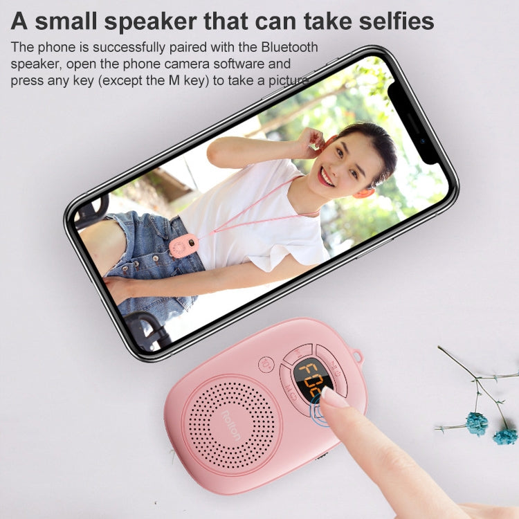Rolton E200 Mobile Phone Wireless Bluetooth Speaker Mini Portable Outdoor Small Audio Subwoofer Speaker(Pink) - Mini Speaker by Rolton | Online Shopping UK | buy2fix