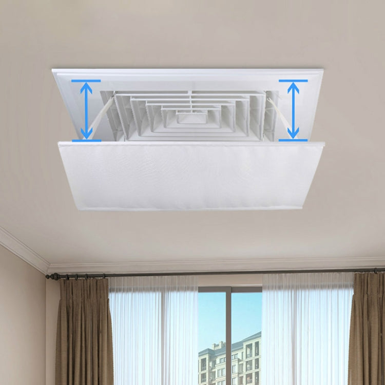 Central Air Conditioning Wind Shield Wall-Mounted Anti Direct Blowing Windshield, Size:60x60cm(White) - Home & Garden by buy2fix | Online Shopping UK | buy2fix