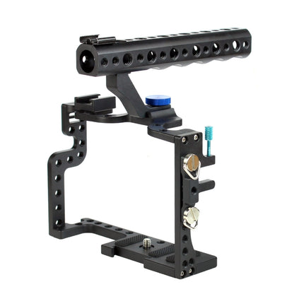 Camera Metal Video Cage Handle Stabilizer for Panasonic LUMIX GH3/GH4(Black) - Camera Accessories by buy2fix | Online Shopping UK | buy2fix