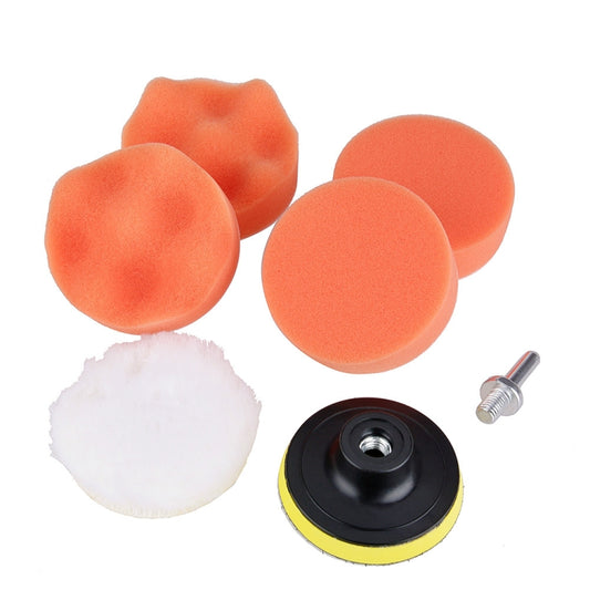 7 in 1 Buffing Pad Set Thread Auto Car Polishing Pad Kit for Car Polisher, Size:7 inch - Polishing Machine & Accessories by buy2fix | Online Shopping UK | buy2fix