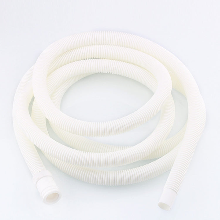 2 PCS 18mm Diameter Plastic Drain Pipe Water Outlet Extension Hose with Clamp for Semi-automatic Washing Machine / Air Conditioner, Size:3m  Length - Home & Garden by buy2fix | Online Shopping UK | buy2fix