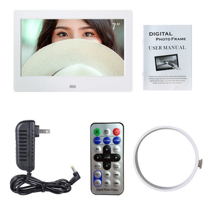 DPF-706 7 inch Digital Photo Frame LED Wall Mounted Advertising Machine, Plug:EU Plug(Black) - Consumer Electronics by buy2fix | Online Shopping UK | buy2fix