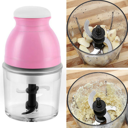 Portable Mixing Cup Electric Soy Milk Juicer Multi-function Cooking Machine Home Meat Grinder(Pink) - Home & Garden by buy2fix | Online Shopping UK | buy2fix