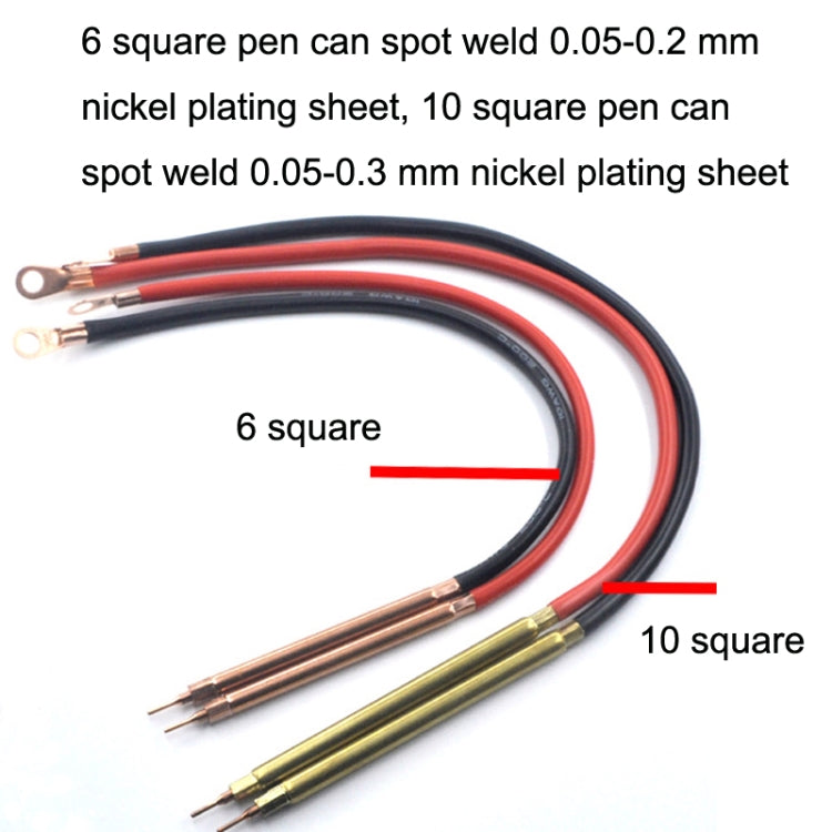 Lead-Acid Battery Version 12V Digital Display DIY Battery Spot Welding Machine Pen Control, Style:10 Square Pen - Home & Garden by buy2fix | Online Shopping UK | buy2fix