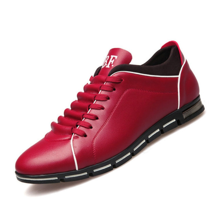 Men Fashion British Style Sports Shoes, Size:43(Red) - Casual Shoes by buy2fix | Online Shopping UK | buy2fix