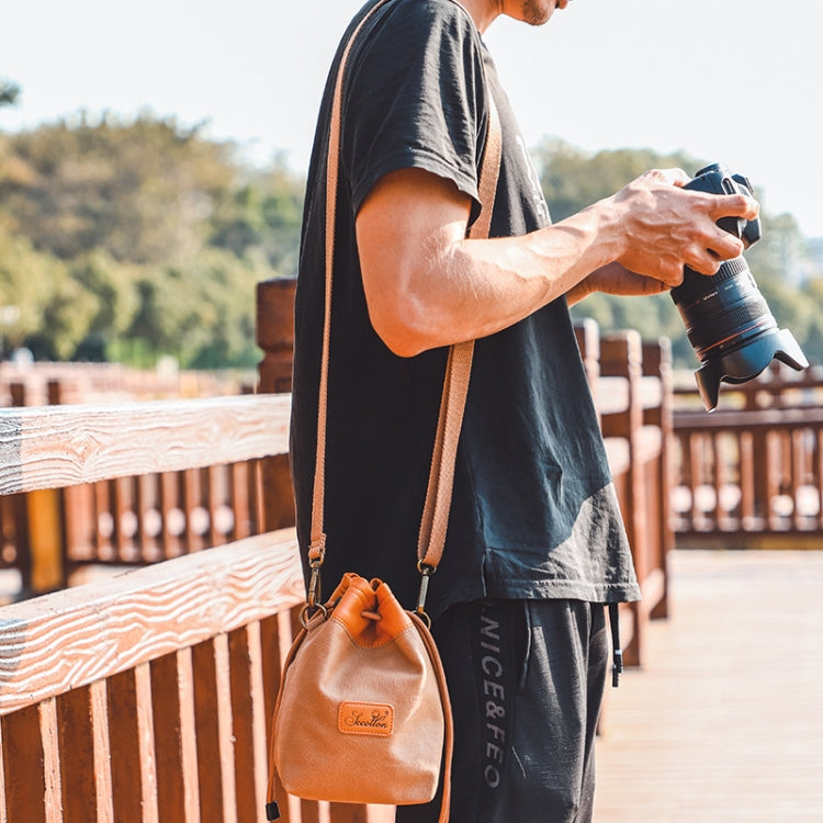 S.C.COTTON Camera Lens Protection Bag Liner Bag Waterproof Camera Storage Bag, Size: L(Black) - Soft Bag by S.C.COTTON | Online Shopping UK | buy2fix