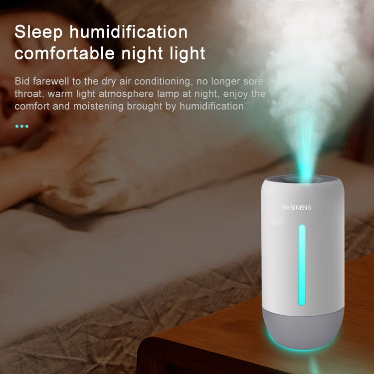 FUQINS Water Cup Mini Air Humidifier USB Colorful Night Light Car Home Silent Aromatherapy Diffuser(Pink) - Home & Garden by buy2fix | Online Shopping UK | buy2fix