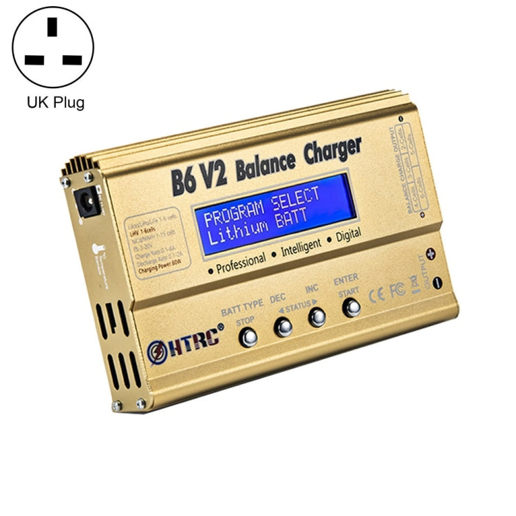 HTRC B6 V2 Model Airplane Charger Smart Balance Charger, UK Plug - Charger by HTRC | Online Shopping UK | buy2fix