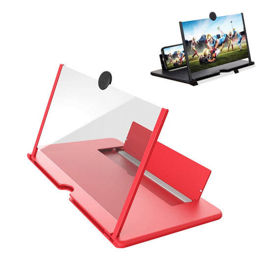 10 inch Pull-out Typed Ultra-clear 3D Mobile Phone Screen Stretching Bracket Amplifier(Red) - Screen Magnifier by buy2fix | Online Shopping UK | buy2fix