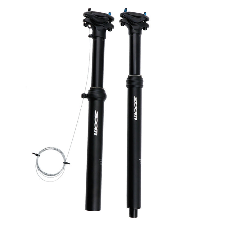 ZOOM Bicycle Wire-Controlled Hydraulic Lift Seat Tube Mountain Bike Seatpost, Size:31.6mm, Specification:375mm External Routing - Bicycle Seat Posts by ZOOM | Online Shopping UK | buy2fix