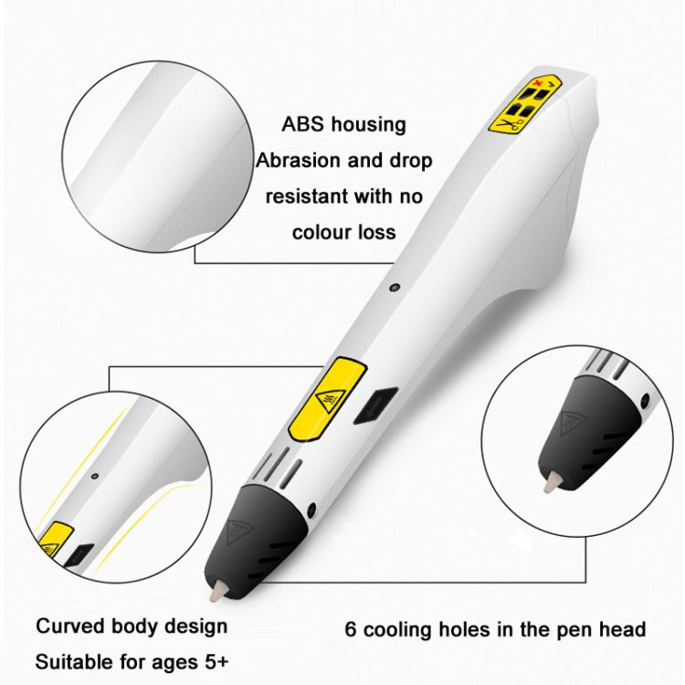 3D Printing Pen Children Toy Art Doodle Pen, Specification:USB+AU Plug - Consumer Electronics by buy2fix | Online Shopping UK | buy2fix