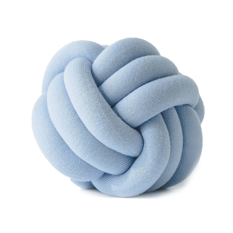 Hand-Made Knotted Ball Pillow, Size: Diameter: 25~30cm(Sky Blue) - Cushions & Pillows by buy2fix | Online Shopping UK | buy2fix