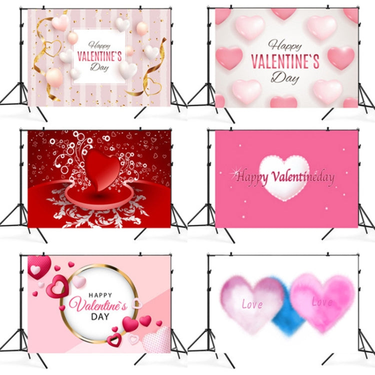 2.1m x 1.5m Valentines Day Photo Party Layout Props Photography Background Cloth(012) - Camera Accessories by buy2fix | Online Shopping UK | buy2fix