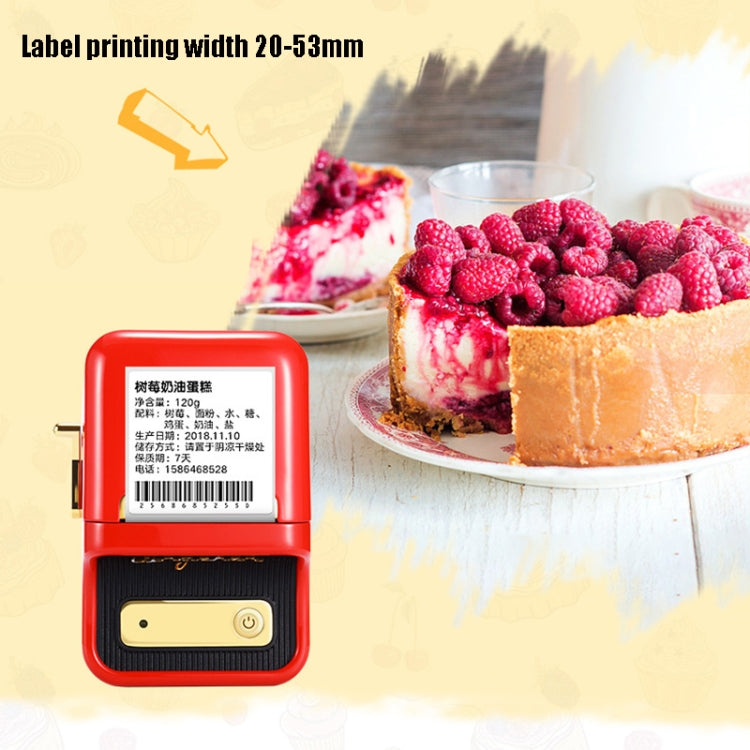 NIIMBOT B21 Small Production Date Marking Machine Baking Cake Bakery Price Labeling Machine, Specification: Standard + 5 Rolls Labels - Consumer Electronics by NIIMBOT | Online Shopping UK | buy2fix