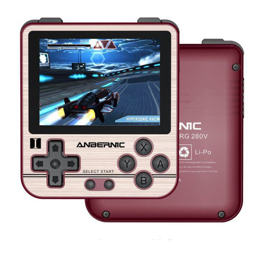 ANBERNIC RG280V 2.8 Inch Screen Open Source Handheld Game Console 4700 Dual Core CPU 16G (Gold) - Pocket Console by ANBERNIC | Online Shopping UK | buy2fix