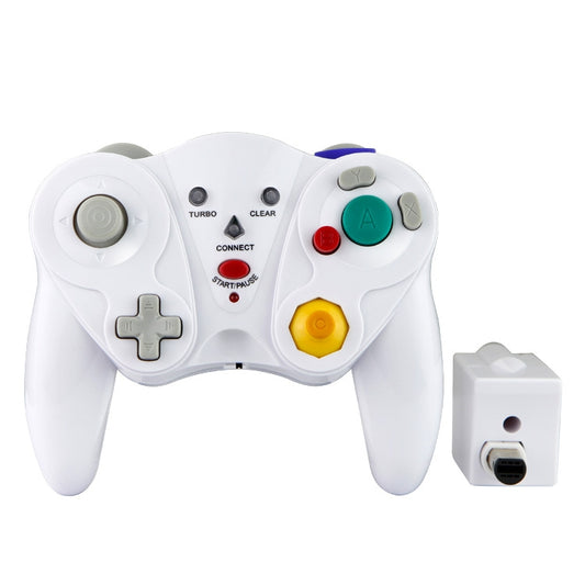HY-5201 2.4HGz Wireless Gamepad For Nintendo NGC, Color of the product: White - Gamepads by buy2fix | Online Shopping UK | buy2fix