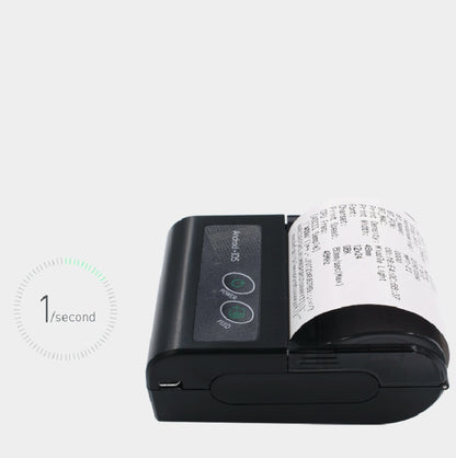 58HB6 Portable Bluetooth Thermal Printer Label Takeaway Receipt Machine, Supports Multi-Language & Symbol/Picture Printing, Model: EU Plug (Brazilian Portuguese) - Consumer Electronics by buy2fix | Online Shopping UK | buy2fix