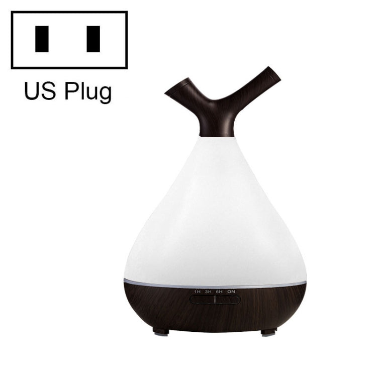 YCTA-008 Household Mute Small Wood Grain Colorful Light Aroma Diffuser Night Tree Air Humidifier, Product specifications: US Plug(Deep Wood Grain) - Home & Garden by buy2fix | Online Shopping UK | buy2fix