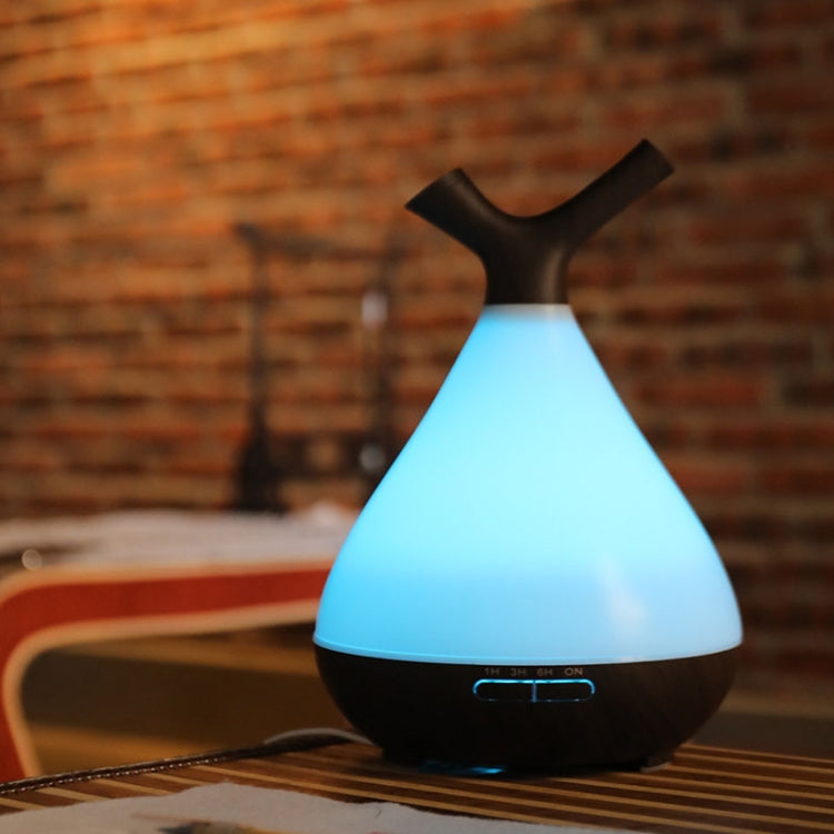 YCTA-008 Household Mute Small Wood Grain Colorful Light Aroma Diffuser Night Tree Air Humidifier, Product specifications: AU Plug(Light Wood Grain) - Home & Garden by buy2fix | Online Shopping UK | buy2fix