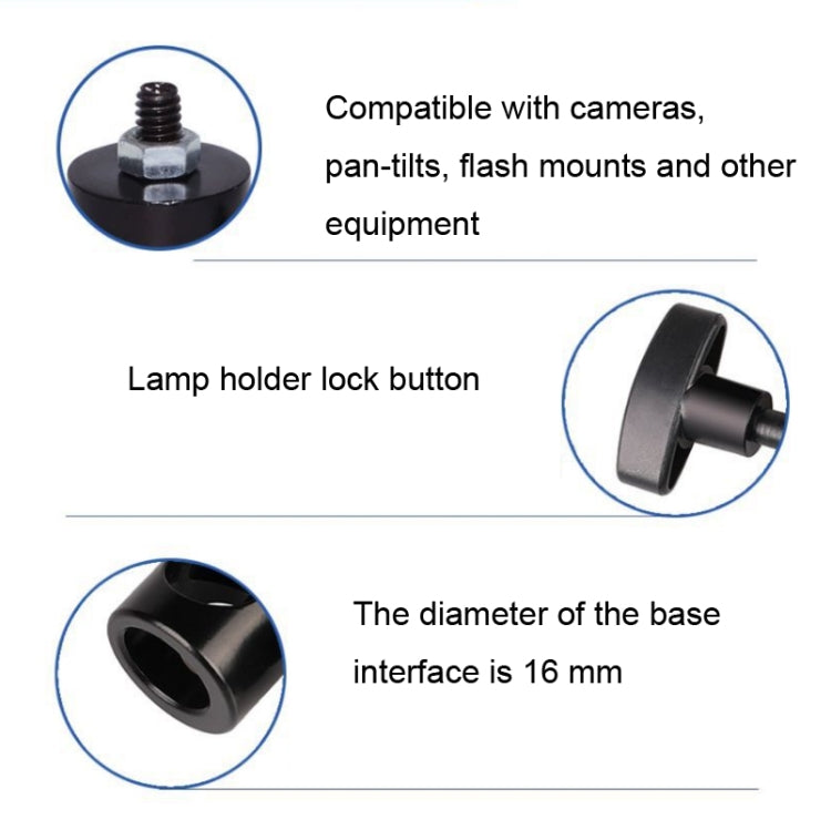 2 PCS Flash Light Stand 1/4 Photography Light Holder Adapter Tripod Conversion Interface - Camera Accessories by buy2fix | Online Shopping UK | buy2fix
