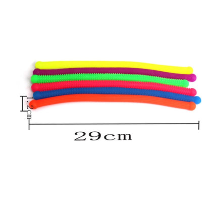 10 PCS Environmental Protection Round Head TPR Decompression Soft Rubber Noodle Rope, Random Color Delivery - Squeeze Toys by buy2fix | Online Shopping UK | buy2fix