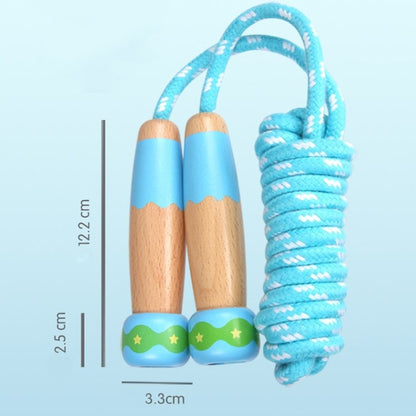 Wooden Children Skipping Rope Kindergarten Pupils Beginners Adjustable Skipping Rope, Length: 2.7m(White) - Toy Sports by buy2fix | Online Shopping UK | buy2fix