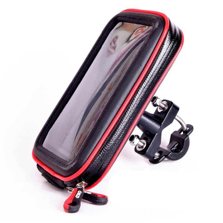 OKD Motorcycle Bicycle Touch Screen Waterproof Mobile Phone Bag Bracket XL(Upgrade+U-shaped Base) - Bicycle Bags by buy2fix | Online Shopping UK | buy2fix