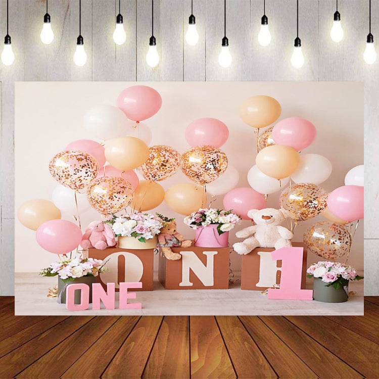 2.1m x 1.5m One Year Old Birthday Photography Background Cloth Birthday Party Decoration Photo Background(583) - Camera Accessories by buy2fix | Online Shopping UK | buy2fix