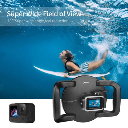 SHOOT XTGP559 Dome Port Underwater Diving Camera Lens Transparent Cover Housing Case For GoPro HERO10 Black / HERO9 Black - DJI & GoPro Accessories by SHOOT | Online Shopping UK | buy2fix