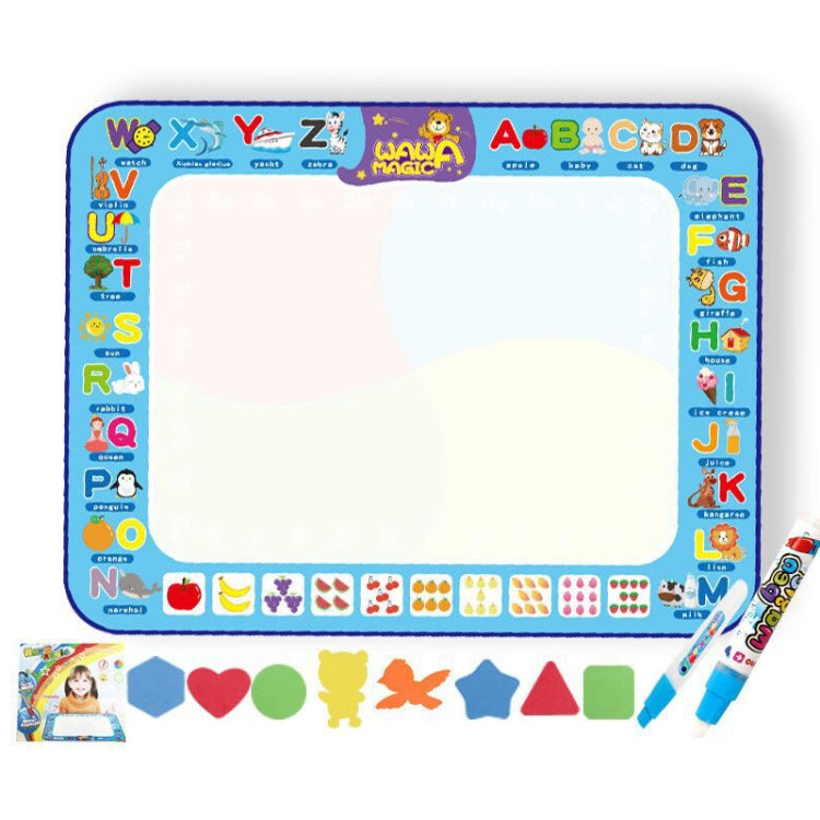 6613 Children Water Drawing Canvas Color Writing Magic Graffiti Mat, Size: 100 x 70cm, Style: 2 Pens-Boxed - Drawing Toys by buy2fix | Online Shopping UK | buy2fix