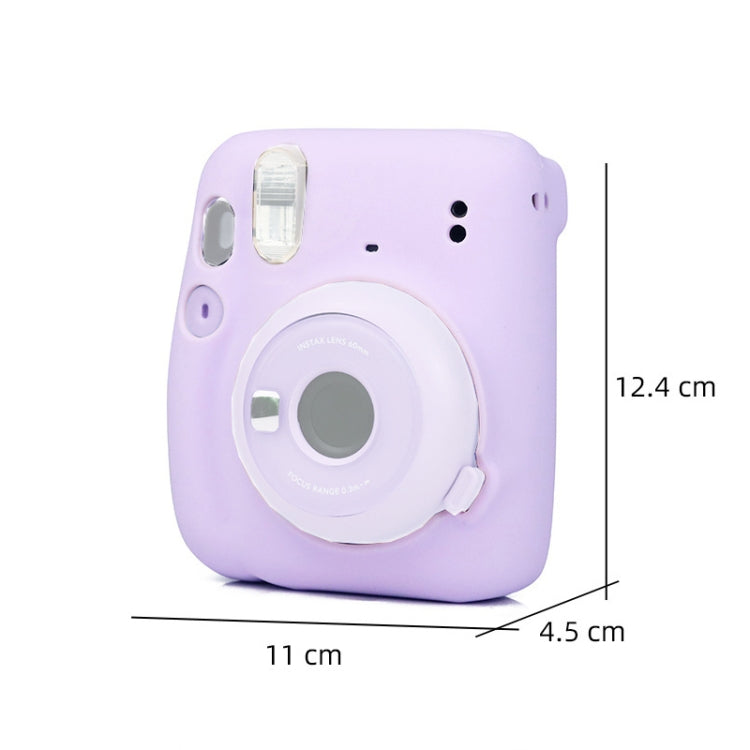 Camera Jelly Color Silicone Protective Cover For Fujifilm Instax mini 11(Blue) - Camera Accessories by buy2fix | Online Shopping UK | buy2fix