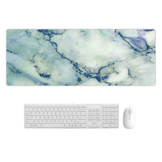 300x700x3mm Marbling Wear-Resistant Rubber Mouse Pad(Blue Crystal Marble) - Mouse Pads by buy2fix | Online Shopping UK | buy2fix