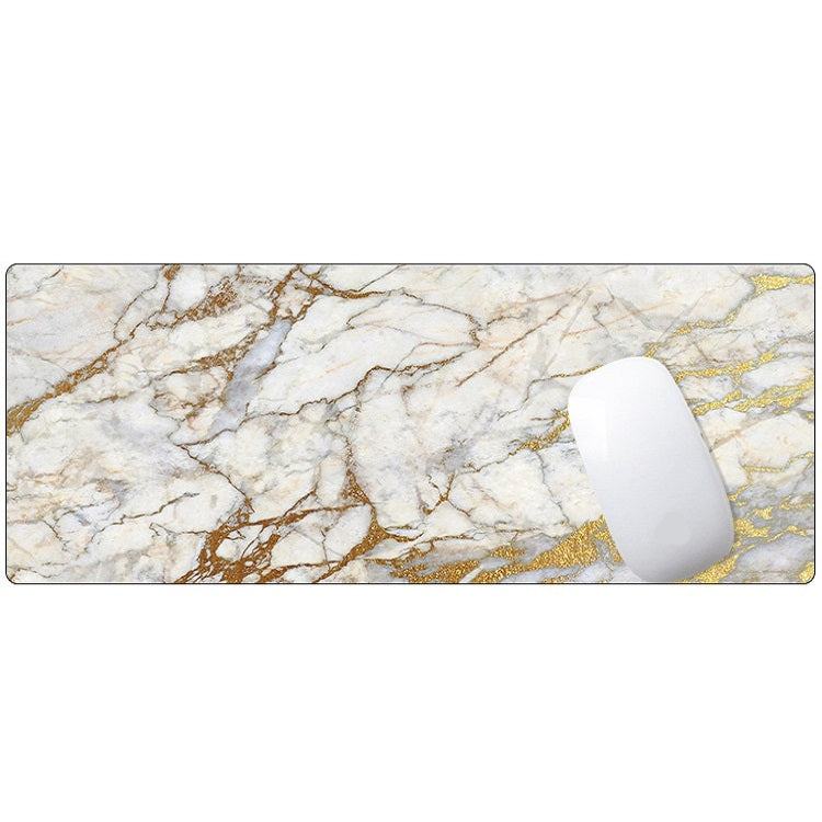 300x700x3mm Marbling Wear-Resistant Rubber Mouse Pad(Black Gold Marble) - Mouse Pads by buy2fix | Online Shopping UK | buy2fix