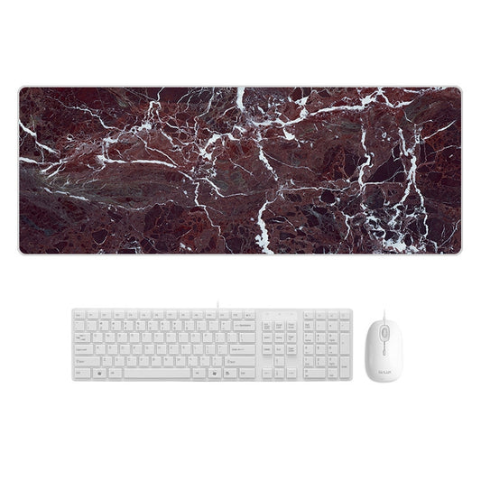 300x800x3mm Marbling Wear-Resistant Rubber Mouse Pad(Fraglet Marble) - Mouse Pads by buy2fix | Online Shopping UK | buy2fix